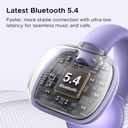 UGREEN HiTune S3 Open Ear Earbuds, Bluetooth 5.4, Clip on Earbuds, Purple - color: Purple