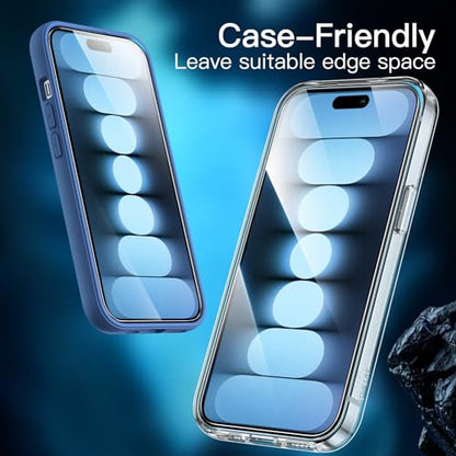 JETech Screen Protector for iPhone 15 Plus, 2-Pack - size: iPhone 15 Plus