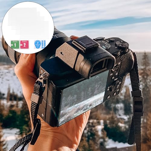 ULTECHNOVO 4pcs Anti-scratch Tempered Glass Screen Protectors for HD Camera Cover with High-aluminum Arc Edge