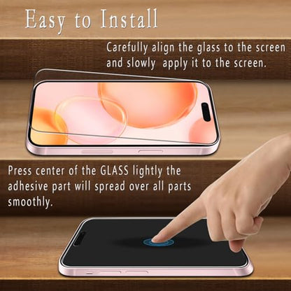 2+2 Pack Screen Protector for iPhone 15 Plus Tempered Glass - size: (Standard)iPhone 15 Plus 6.7 Inch