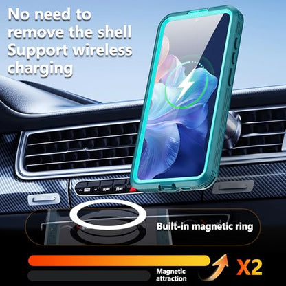 Waterproof Phone Case for Samsung Galaxy S26 Plus Protective Teal - color: Teal, size: Samsung Galaxy S26 Plus