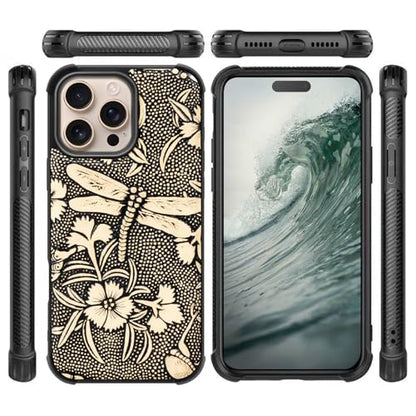 Genuine Leather Wallet Case for iPhone 16 Pro 6.3'' White | 2-in-1 Magnetic Detachable, Flip Folio Cover, Card Slots, RFID Blocking, Shockproof Protection - color: White, size: 16 Pro 6.3‘’