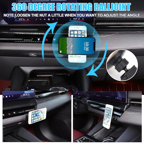 Car Phone Holder for 2024-2026 BMW 5 Series i5 G60 G68 530i 540i Accessories Magnetic 360 Rotatable Centre Console Air Vent Fixed Mobile Phone Mount Holder for Car Fit for iPhone Android Smartphones