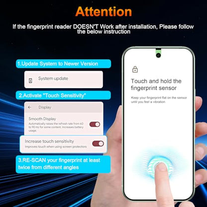 2 Pack for Google pixel 9 Anti-Glare Matte Privacy Screen Protector 6.3 inch, Smooth and Responsive Touch Flexible EPU Film, [Support Fingerprint Unlock] [Self-Healing] [Not Glass] - size: Google Pixel 9