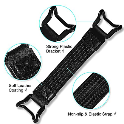 Weewooday 6 Pcs Phone Hand Strap Elastic Hand Finger Grip for 5.2-7.5 Inch