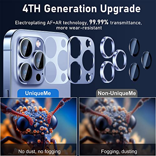 UniqueMe for iPhone 13 Pro/ 13 Pro Max Camera Lens Protector-Sierra Blue - color: Sierra Blue