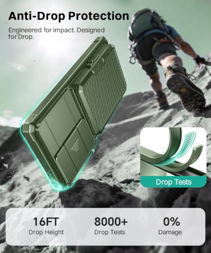 GolbinBox for Samsung Galaxy S26 Ultra Case with Wallet & Lock, Jade Green | Card Holder, Slide Camera Cover, Built-in Safety Lock & RFID Protection, Holds 4~5 Cards or Cash, S26 Ultra Wallet Case 6.9'' - color: Jade Green