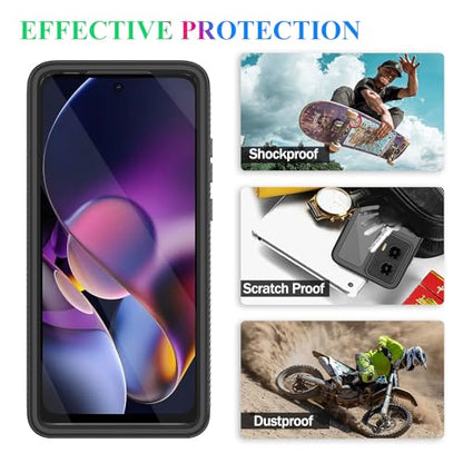 Compatible with Moto G Stylus 5G 2024 Case, Built in Screen Protector Full Body Shockproof Slim Fit Bumper Protective Phone Cover for Motorola G Stylus 5G 2024 Men Women-Black/Clear - size: Moto G Stylus 5G 2024 Case