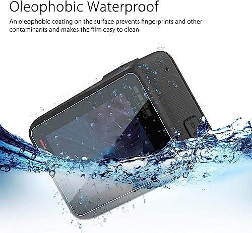 FiTSTILL Screen Protector for Go Pro Hero 8 Black,Ultra Clear 9H Hardness Scratch Resistant Tempered Glass Screen Protector+Tempered Glass Lens Protector+Small Display Film Hero8Accessories Kit - size: For Go Pro hero 8 black