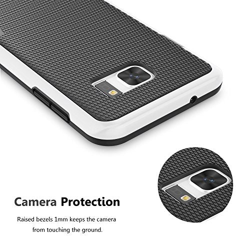 Jeylly Galaxy S7 Edge Case, One-Piece Ultra Slim 3 Color Impact Anti-Slip Rugged Soft TPU Bumper Shockproof Protective Case Cover Shell for Samsung Galaxy S7 Edge S VII Edge G935 - Black | One-Piece Slim 3 Color Impact Anti-Slip Rugged Soft TPU Bumper Sho