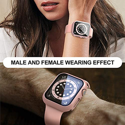 Diruite for Apple Watch Series 9/8/7/6/5/4 SE 41mm Case-Rose Gold*2 - color: Rose Gold, size: 41 mm - Series 9/8/7/6/5/4/SE/SE 2