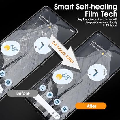 3 Pack Screen Protector for Google Pixel 9 Pro XL 5G 6.8", HD Ultra-Thin Full Coverage Soft TPU Hydrogel Film Google Pixel 9 Pro XL - Fingerprint ID Compatible, Self-Healing, Touch Sensitive - size: Google Pixel 9 Pro XL