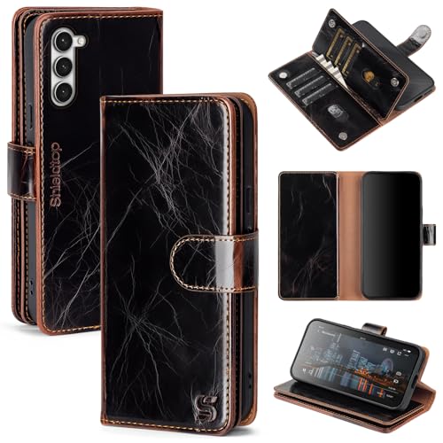 Shieldtop Compatible with Samsung Galaxy S23+ Plus Wallet Case with Card Holder,Women Men RFID Blocking PU Leather Flip TPU Protective Cover Credit Card Slots,Phone Case for S23 Plus,Coffee - color: Coffee, size: Galaxy S23 Plus - 6.6"