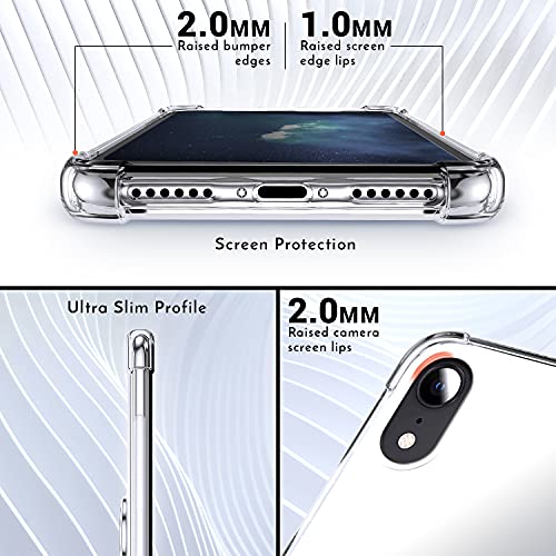 Shields Up for iPhone XR Case with Card Holder Stand, Wallet Case, Clear - color: Clear, size: iPhone XR