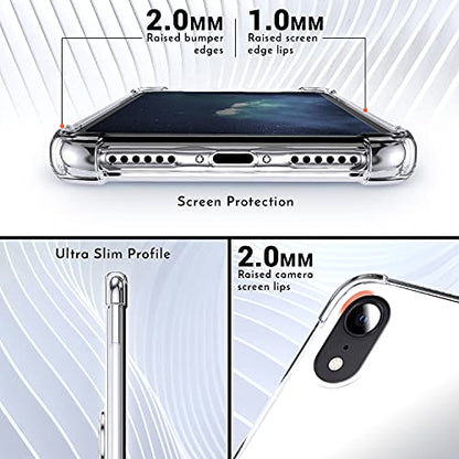 Shields Up for iPhone XR Case with Card Holder Stand, Wallet Case, Clear - color: Clear, size: iPhone XR