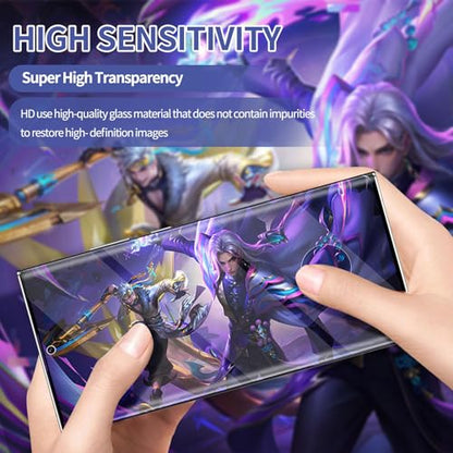 2 Pack Tempered Glass Screen Protector Applicable for Samsung Galaxy Note 20 Ultra 6.9 inch 2 Pack HD Camera Lens Protector, HD Clear Scratch Resistant Suitable - color: Note 20 Ultra