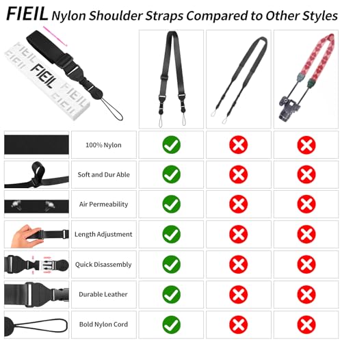 FIEIL 5 Pack Nylon iPad Strap, Adjustable Camera Neck Strap, Comfortable Shoulder Strap for iPad, Cellphone Tablet, Camera, Laptop, Binocular(Fluorescent Green Universal Neck Lanyard) - size: 5 Pack Fluorescent Green
