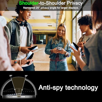 1 Pack for iPhone 15 Pro Privacy Screen Protector, Anti Spy Private Tempered Glass Film, 9H Hardness, Case Friendly - size: iPhone 15 Pro 6.1 Inch