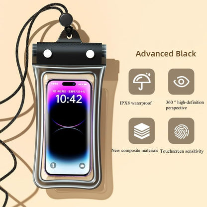 Waterproof Phone Pouch,Floatable Waterproof Phone Pouch with Touchscreen,Universal IPX8 Waterproof Cell Phone Case,Underwater Photography,for Swimming,Rafting,Diving,for All Models (Pink) - color: pink