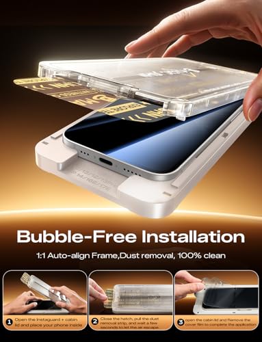 MAGIC JOHN 3rd Gen for iPhone 17e/16e/14/13/13pro Privacy Screen Protector - color: Privacy