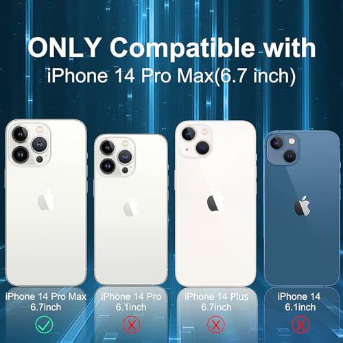 Battery Case for iPhone 14 Pro Max,12000mAh Portable Protective Charging Case with Wireless Charging Compatible for iPhone 14 Pro Max (6.7 inch) Extended Battery Pack Charger Case with Carplay (Black) - size: iPhone 14 Pro Max