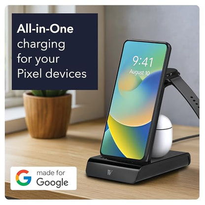 Wasserstein 3-in-1 Charging Station for Pixel, Buds, and Pixel Watch 4 & 5