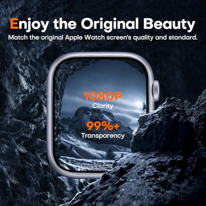LK LϟK [6 Pack] for Apple Watch SE/Series 6/5/4 Screen Protector 44mm - size: Series SE/6/5/4 44mm Protector