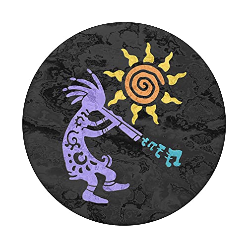 Native American Kokopelli Musican With Flute 1 - Fan Fun PopSockets PopGrip: Swappable Grip for Phones & Tablets