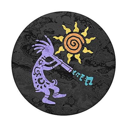 Native American Kokopelli Musican With Flute 1 - Fan Fun PopSockets PopGrip: Swappable Grip for Phones & Tablets