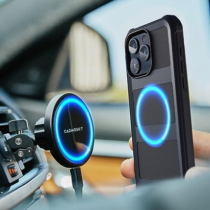 ENCASED Compatible with iPhone 15 Pro Case - Military Grade Protection with 360 Rugged Full-Body Coverage (iPhone 15 Pro) Black - size: iPhone 15 Pro