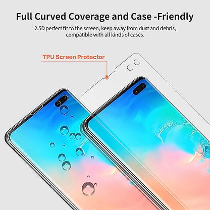3 Pack TPU Screen Protector for Samsung Galaxy S10 Plus [Not Glass] - size: Galaxy S10 Plus
