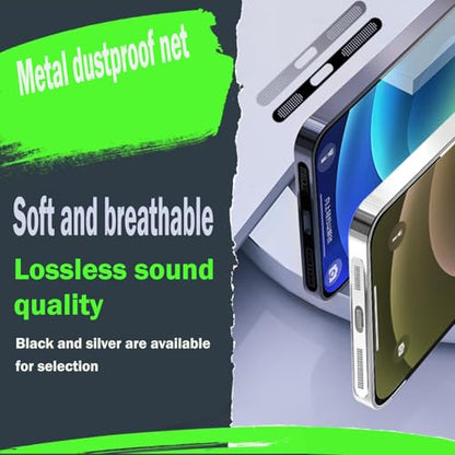 8 Packs New Dust Plug for iPhone 18 17 Air, USB C Cover Cap, USB C Port Cleaner, Phone Speaker Cover, with Cleaning Kit (Type C-18 17 Air)