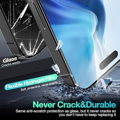 3 Pack Flexible Film for iPhone 17 Pro Screen Protector[NOT GLASS], Non-breakable Soft TPU Hydrogel Film for iPhone 17 Pro, Invisible Thin, Scratch Resistant, Self-Healing - size: iPhone 17 Pro