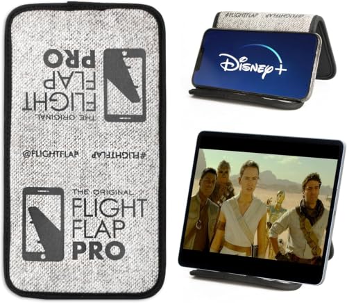 Flight Flap Airplane Phone Holder - Foldable Phone Stand for Plane Travel - color: PRO, size: Large