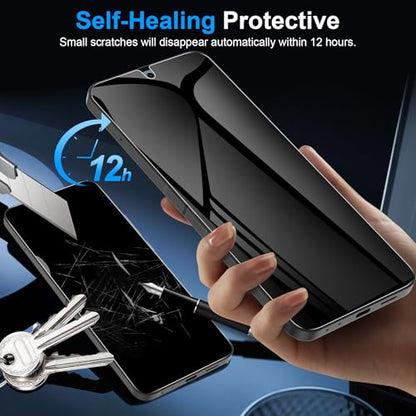 LYWHL 2 Pack Z Flip 7 Privacy Screen Protector, Anti-Spy Private Flexible Inner Film [Non-Glass] for Samsung Galaxy Z Flip 7, Full Coverage, Case Friendly, Bubble Free, Anti-Scratch, Self-Healing - size: Samsung Galaxy Z Flip 7