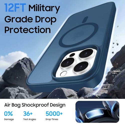 Magnetic for iPhone 14 Pro Max Wallet Case, Deep Blue - color: Deep Blue, size: iPhone 14 Pro Max