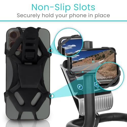 Vive Phone Holder - Universal Cell Phone Mount for Bike, Car, Motorcycle