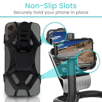 Vive Phone Holder - Universal Cell Phone Mount for Bike, Car, Motorcycle