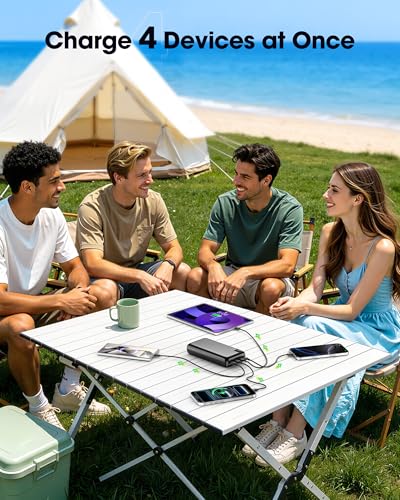 Portable Charger Power Bank 50000mAh Fast Charging Battery Bank - color: Black
