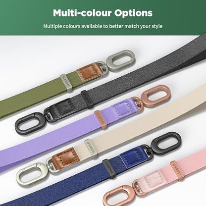 SURPHY Phone Wrist Strap, Keychain Wristlet, Wrist Lanyard with Tether Tab - color: Pink