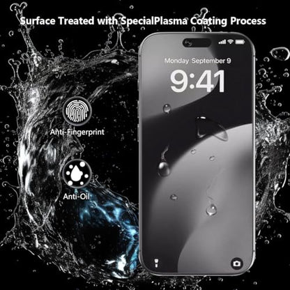 2 Pack for iPhone 17 Pro Max Privacy Screen Protector. Anti Scratch, Self-Healing, Anti Spy Flexible TPU Film NOT Tempered Glass for iPhone 17 Pro Max