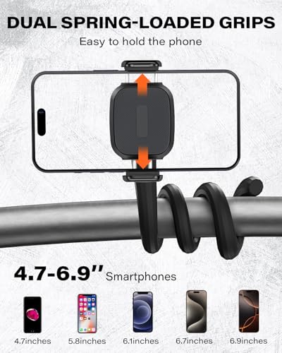 OQTIQ Treadmill Phone Holder for Peloton, Stroller, Shopping Cart