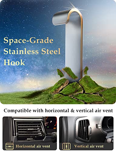 2026 Car Phone Holder [Never Blocking Vent] with Wide Clamp - color: Acrylic