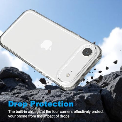 for iPhone 17 Air Clear Bumper Frame No-Back Case, Slim Fit Ultra-Light Anti-Yellowing Transparent Protection Heat Dissipation Bezel Phone Cover Case 6.5" 2025 - color: Clear, size: iPhone Air