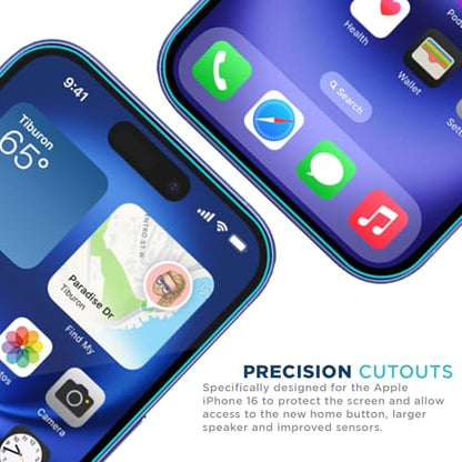 Tech Armor Screen Protector for iPhone 16 Plus, Ballistic Glass, 3-Pack - size: iPhone 16 Plus-6.7 Inch