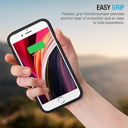 Battery Case for iPhone 6/6s/7/8/SE 2/SE 3, Enhanced 10000mAh High Capacity Portable Protective Charging Case Compatible with iPhone 6/6s/7/8/SE 2/SE 3 (4.0 inch) Extended Battery Charger Case (Black) - size: iPhone 6/6S/7/8/SE2/SE3
