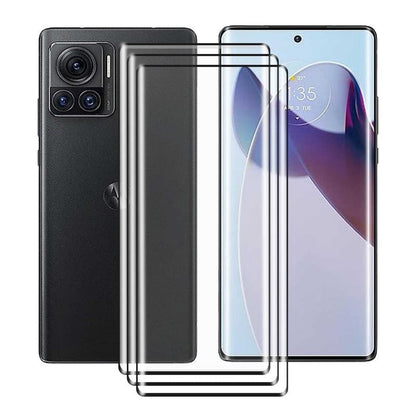 Screen Protector for Motorola Edge 30 Ultra (6.67 Inch), [3 Pack] High Clear [9H Hardness] [Anti-Scratch] [Bubble Free] Tempered Glass Screen Protective Film for Motorola Edge 30 Ultra