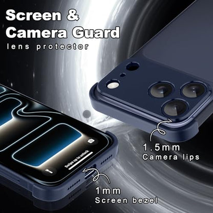 Phone Case Crafted for iPhone 17 Pro Max.Dark Blue - color: Dark-blue, size: iPhone 17 Pro Max