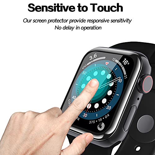 geekboy 2 Pack Glass Screen Protector for Apple Watch Series 6/SE/5/4, 40mm - size: 40 mm