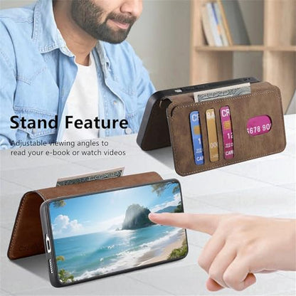 2 in 1 Detachable Wallet Case for Google Pixel 10 Pro XL CMG Brown | PU Leather Magnetic Flip Folio Case with RFID Blocking Card Holder, Credit Card Slots Kickstand, Shockproof Protective Cover - color: Brown, size: Google Pixel 10 Pro XL
